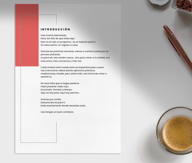 Volver a ti - programa de acompañamiento emocional para mujeres en posparto